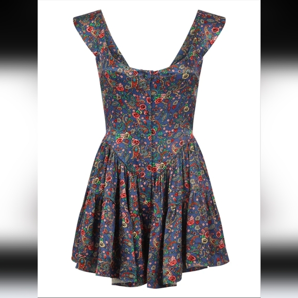 Vanessa Mooney Elisabeth Romper in Paisley - Picture 4 of 5